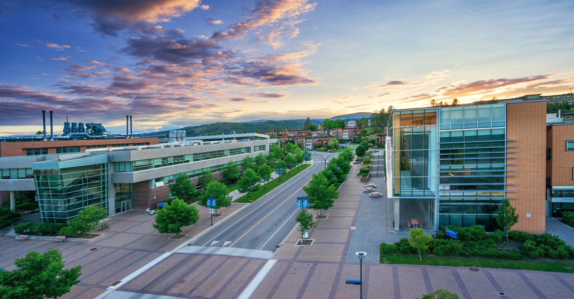 okanagan, campus, aerial, university way