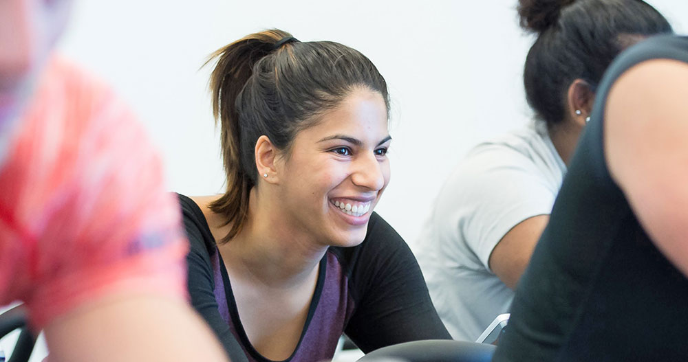 spin class, student, fitness, group