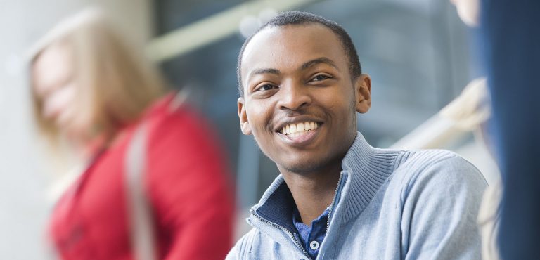 student, workshop, smiling