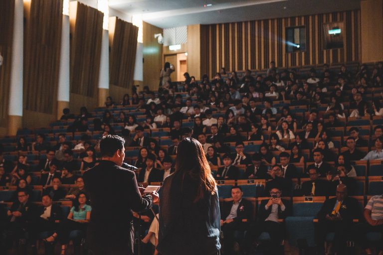 classroom full of students 